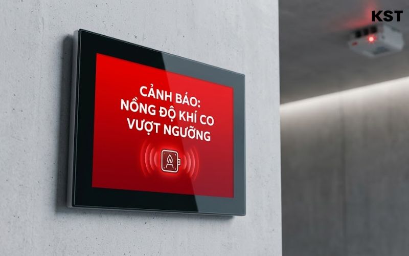 cảm biến khí độc co abb smarthome